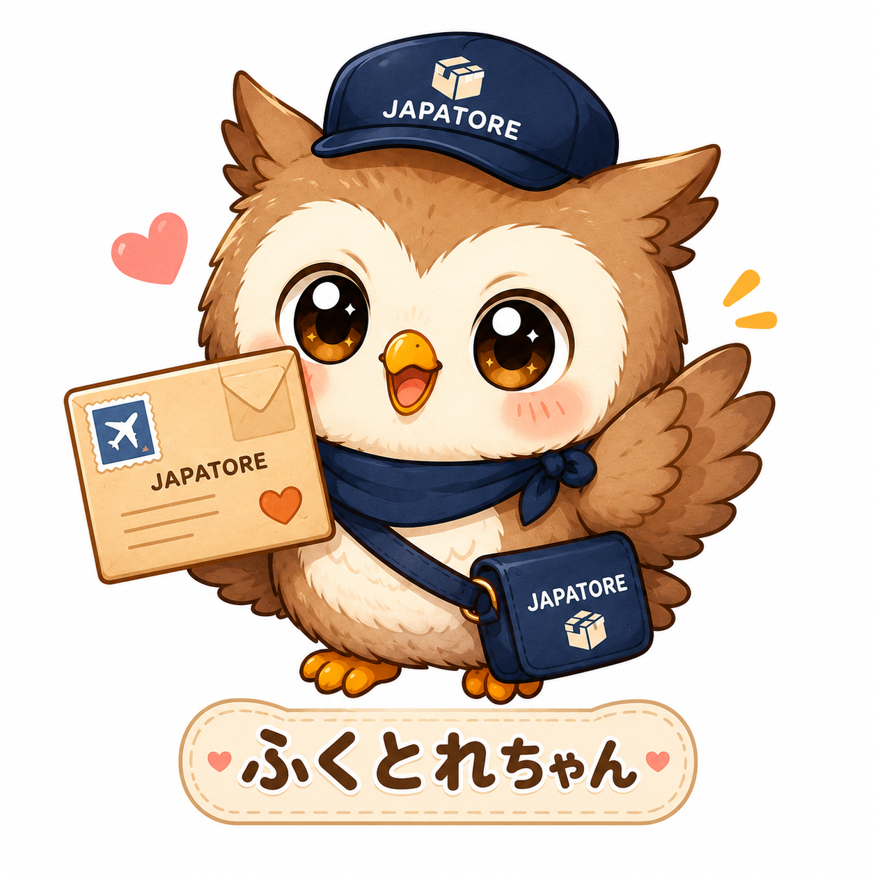 JAPATORE公式キャラクター ふくとれちゃん